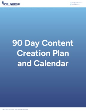 90 Day Content Creation Plan For Social Media